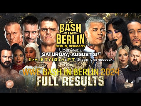 Full WWE Bash in Berlin 2024 Results