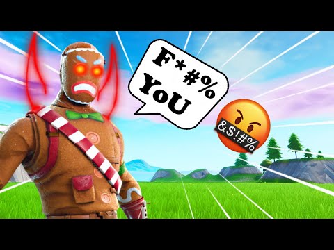 The ANGRIEST Kid on Fortnite... LOL