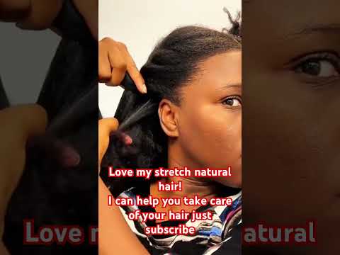 Big flat twist on stretch hair #naturalhair #hairstyle #hair #braids