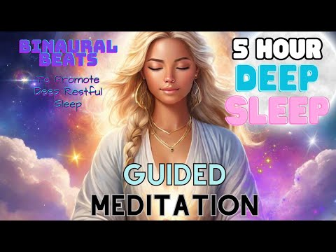 Sleep Guided Meditation |  Sleep Talk Down For Deep Restorative Sleep (Binaural Music Sleep)