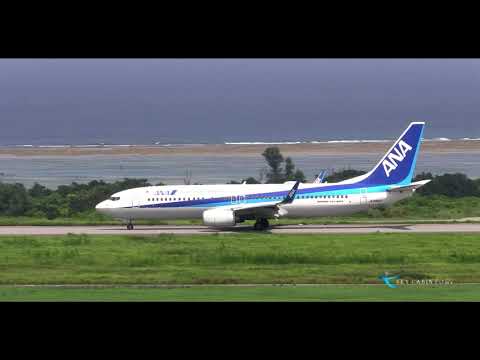 【南ぬ島 石垣空港 ウイングレットにANAのロゴ!! セントレア行きの737を撮る!! " All Nippon Airways(ANA) Boeing737-800 JA89AN