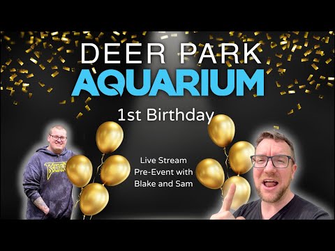 Deer Park Aquarium 1st Birthday LIVE