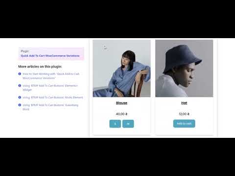 Quick Add To Cart WooCommerce Variations By Bitempl