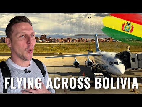 Flying Across BOLIVIA on ECO JET AND BOLIVIANO to La Paz!