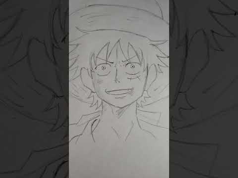 Drawing Luffy #anime #drawing #art #onepiece #luffy