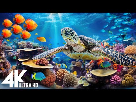 [NEW] 11HR Stunning 4K Underwater Footage - Rare & Colorful Sea Life Video - Sleep Meditation Music