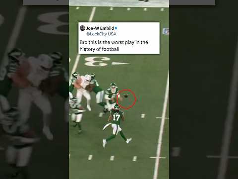 Jets Trick Play Goes Horribly Wrong 😭