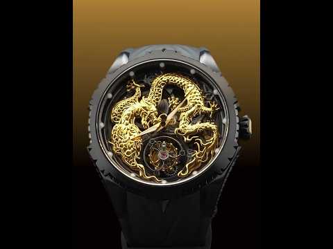 Peacock Tourbillon Watch. Teng Loong. Ref. PAG0103.01  孔雀表 陀飞轮 腾龍