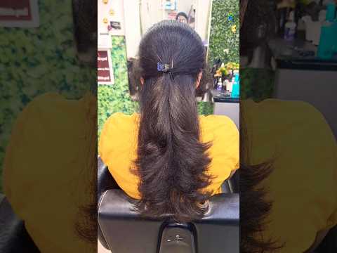 single layer haircut for thin hairs #haircut #longhair #layeredhaircut #steplayercut  #thinhaircut