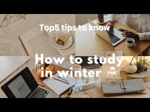 tips for best study in ☃️❄️.....#top5 #tips #tipsyoutube #study #winter