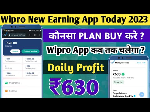 Wipro evening App  | Wipro app earning app  | Wipro app real or fake  | Wipro App payment proof