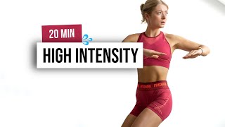 20 MIN QUICK HIIT Workout - No Equipment - BOOST YOUR MOOD - Home Workout