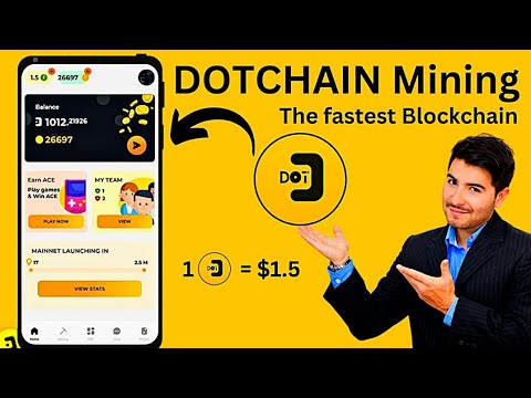 The Fastest Launching Blockchain | Faster - Zero gas fee network | START MINING TODAY | Dotchain