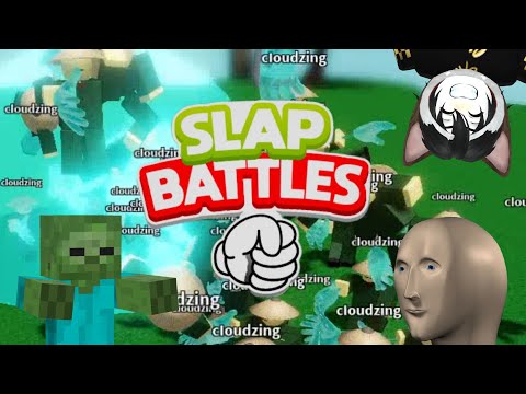 Slap Battles, But It's A Zombie Apocalypse... | Roblox Slap Battles