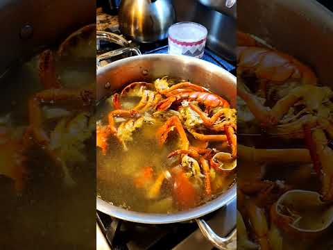 Lobster 🦞  broth #food #lobster #recipe #shorts