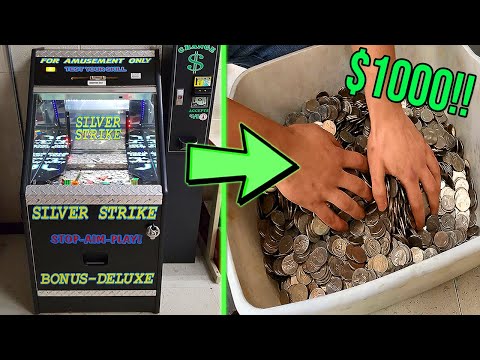 This Coin Pusher Made $1000 In Quarters!