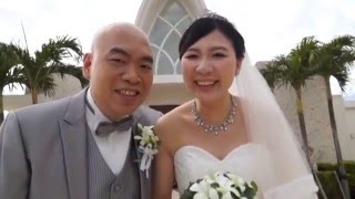 Aquagrace Chapel Youmitan Okinawa wedding video Victor & WeiWei 沖繩艾奎雅教堂婚禮 おきなわけん アクアグレイス・チャペル