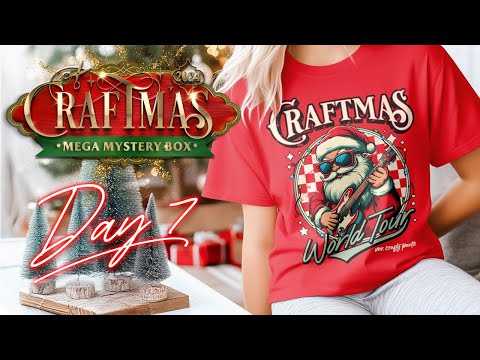 The BEST Direct To Film Transfers for Shirts ✨Craftmas MEGA Mystery Box Day 7!