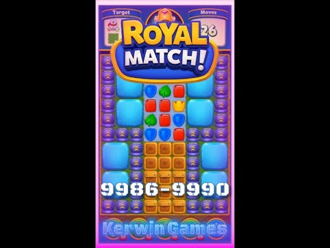 Royal Match Level 9986 9987 9988 9989 9990 - No Boosters Gameplay