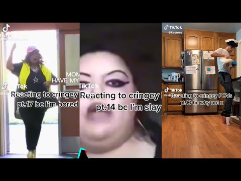 9 minutes of reacting to cringe tiktok povs cause of my depression