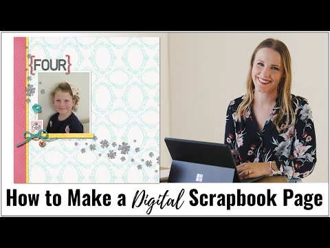 Make a Digital Scrapbook Page in Photoshop Elements (2023)