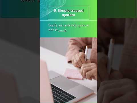 ZEN TO DONE productivity system explained in 46 seconds