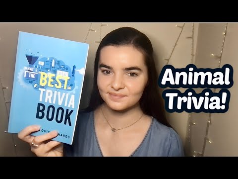 ASMR Whispering 70 HARD Trivia Questions About Animals