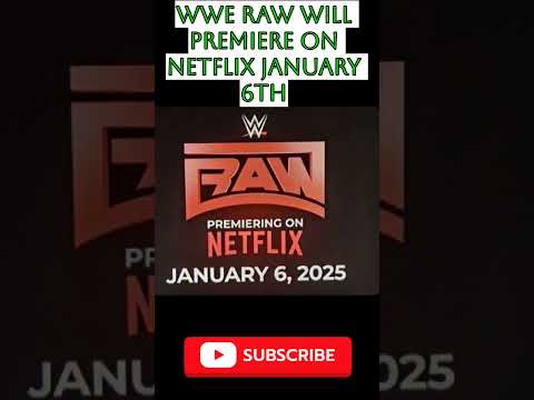 WWE Raw on Netflix #wweraw #netflix