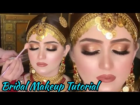 Step -by - Step ASIAN / INDIAN BRIDAL EYE MAKEUP TUTORIAL | Bridal Makeup step by step |