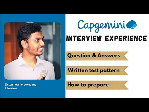 Cap Gemini interview experience | Interview question & answers | jobs in cap gemini | Freshers jobs