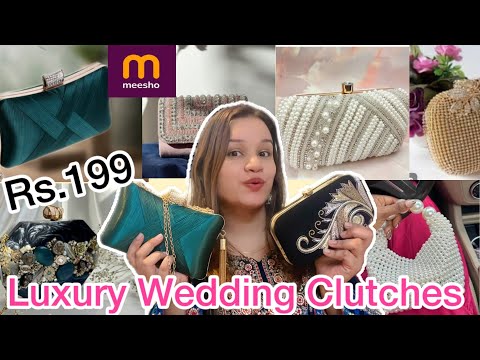 Huge Meesho Designer PartyWear Bags|Best Hand bags for Women Meesho|Meesho Affordable HandBag Haul