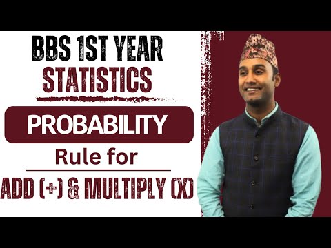 Probability Explained in Nepali || Rule of Addition and Multiplication || BBS 1st Year Statistics