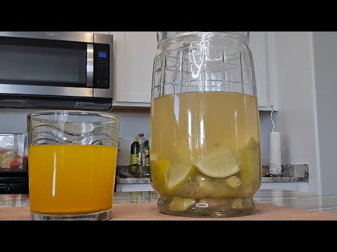 Quick &Easy Homemade Cold Remedy |Natural Flu Relief Drink Recipe using Ginger, Lemon Honey &Tumeric