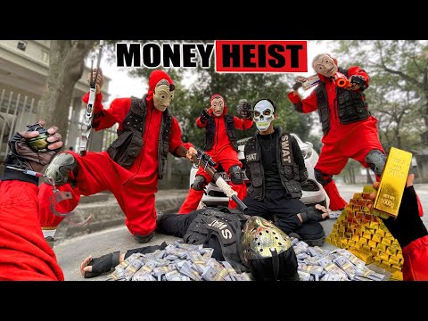 PARKOUR VS MONEY HEIST: Police vs Money Heist and Catch the Boss for Murder,Robbery | Epic POV