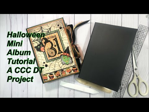 Halloween Mini Album Tutorial CCC DT project | Country Craft Creations | Little Monsters