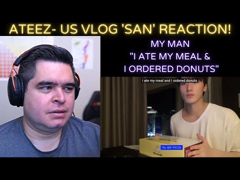 ATEEZ- US VLOG 'San' REACTION!