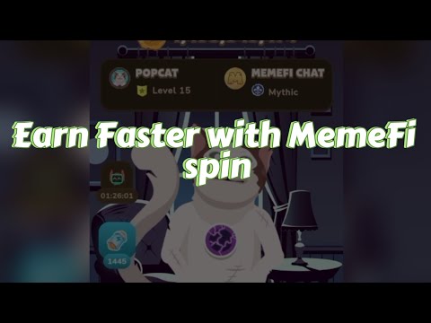 How to earn faster with MemeFi spin // Attain 1B coins