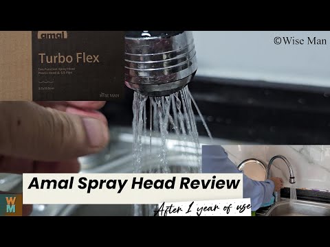 Amal Turbo Flex Spray Head Review after 1 Year of Use