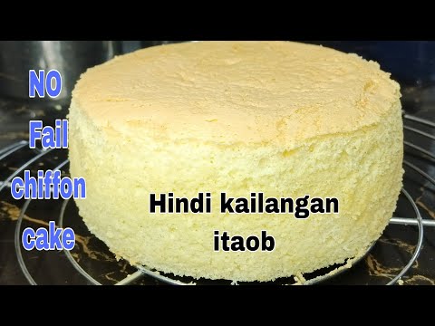 No fail Chiffon Cake/soft and fluffy chiffon cake