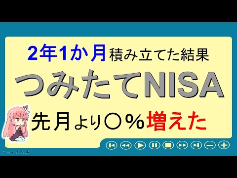 投資初心者のつみたてNISA　2年1か月の運用結果