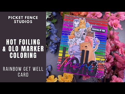 Critter Coloring with OLOs and Hot Foiling | Picket Fence Studios