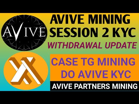 Avive Mining Session 2 KYC | Case Teligram Mining & Avive KYC Update | Case Airdrop Update