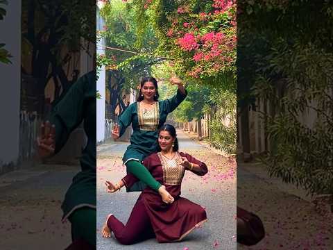 Nee Vaa En Aarumuga💚💖 #trending #dance #bharatanatyam #dancecover #twindancers #twinflames