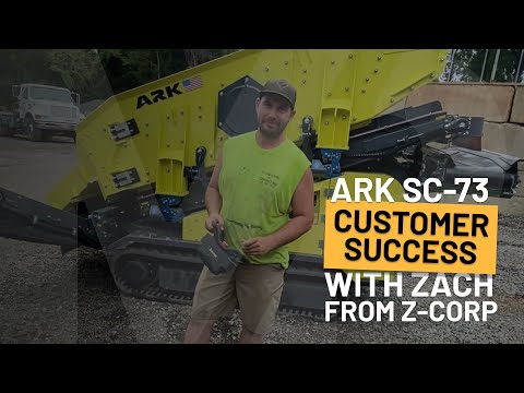 Why Zach from Z's Corp bought his tracked scalping screen online from Machinery Partner