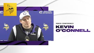 Kevin O'Connell on Confidence in Sam Darnold & Prepping for Wild Card Round at Los Angeles Rams