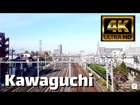 【4K】Kawaguchi (Saitama) Day Walk to the Ice Ribbon Dojo