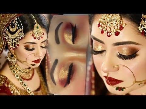 Step -by - Step Bridal Eye Makeup Tutorial for Beginners | Bridal Makeup | Bridal Makeup Tutorial |