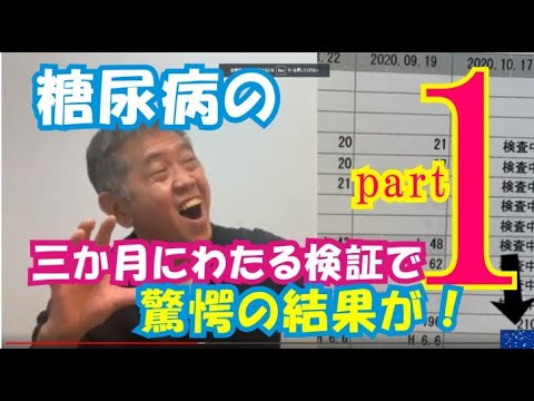 【糖尿病改善・3か月における検証動画 Ver１】