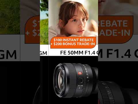 Instant rebates + bonus with trade-in on select Sony GM lenses November 4-17, 2024.