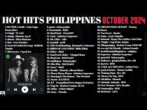 HOT HITS PHILIPPINES - OCTOBER 2024 UPDATED SPOTIFY PLAYLIST